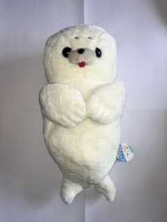新品未使用 タグ付き ほわほわアザラシちゃん ぬいぐるみ 約50cm BIG
