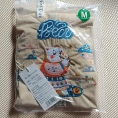 新品D.KELLY クマ刺繍 エコバッグベージュDK-BC-508ナイロン軽量のサムネイル