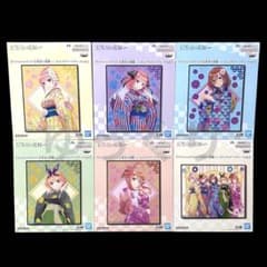 五等分の花嫁∽ ビジュアルアートプレート 6種セット