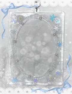 Thumbnail of 硬質ケース トレカケース レジンデコ クリア 白 雪 冬 結晶