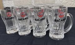 BACARDI バカルディ ロゴ入りガラスジョッキ 8個セットのサムネイル