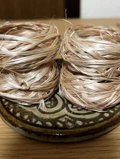 天然素材 芭蕉の繊維　4個のサムネイル