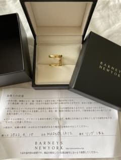 BARNEYS NEW YORK MAGNOLIA12 リング K18 - メルカリ