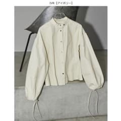 トゥデイフル　パネルラインシャツ　ブラウス　白　アイボリー　完売品のサムネイル