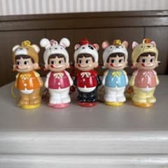不二家 ペコちゃん 5体セット - メルカリ