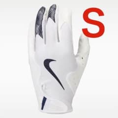 【新品】 アメフト NIKE ベイパージェット8.0 グローブ　白／黒　M 新品】 アメフト NIKE ベイパージェット8.0 グローブ 白／紺 S - メルカリ