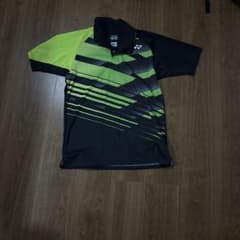 YONEX ヨネックス ポロシャツ ブラック ライムグリーンのサムネイル
