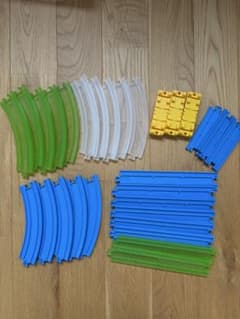 プラレール　鉄道玩具　直線レール　曲線レール　まとめ売りのサムネイル