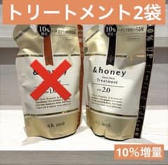 &honey Deep Moist Treatment 2.0 詰替 大容量 &honey Deep Moist Treatment 2.0 詰替 2個セット - メルカリ