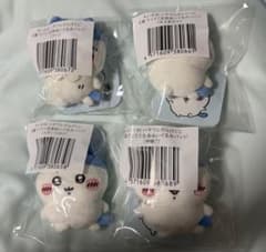 ハチワレだらけくじ E賞 てくてく全身ぬいぐるみバッジ 4種のサムネイル