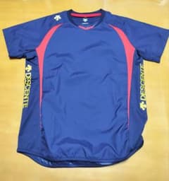 DESCENTE ウォームアップウェア ネイビー/レッドのサムネイル