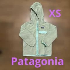 patagonia フード付きジャケット XS グリーン - メルカリ