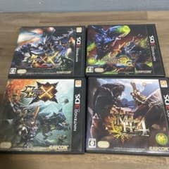 몬스터 헌터 3DS 소프트 4 개 세트