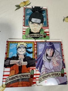 NARUTOナルト　ステータスカードコレクション三点のサムネイル