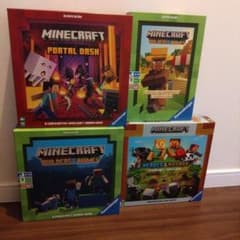 [Price Reduced] Minecraft Board Game 4-Piece Set