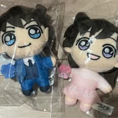 名探偵コナン ぬいぐるみマスコット 工藤新一 毛利蘭 コナン展 - メルカリ
