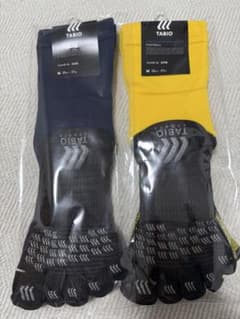 タビオ 5本指ソックス M25〜27cm イエロー ホワイト ブラックセット タビオ TABIO 5本指ソックス M25〜27センチ イエロー ネイビーセット