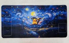 【新品】ピカチュウ　星月夜　プレイマット ラバーマット　ポケモンカードのサムネイル
