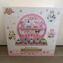 サンリオ 木製のおひなさま 10人飾り 雛人形 新品未使用 キティ クロミ 