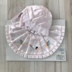 お宮参り　帽子　よだれかけ　双子のサムネイル