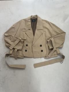 HARE ハレ ショートトレンチコート ジャケット 短丈 ショート丈 ベルトのサムネイル
