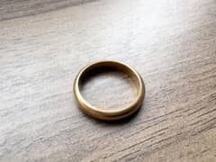 本日限定値引き中】18金 ゴールドリング 内径16mm 10号 昭和レトロ 