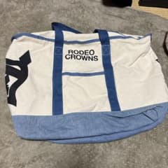 RODEO CROWNS トートバッグ ベージュ/ブルーのサムネイル