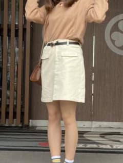GU  コーデュロイ ミニスカートのサムネイル