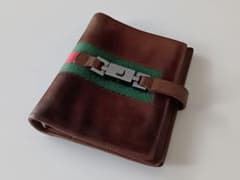 GUCCI グッチ アジェンダカバー 6穴 手帳カバー シェリーライン