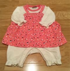 【美品】 KORKO 重ね着風 ロンパースのサムネイル
