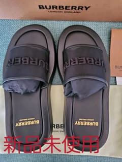 ☆BURBERRY☆ロゴメッシュサンダル♡BLACKのサムネイル