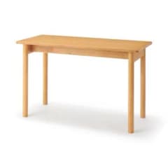 5月購入 無印良品 木製テーブル １２０×５５ ラバーウッド材　ナチュラル 2 5月購入 無印良品 木製テーブル 120×55 ラバーウッド材