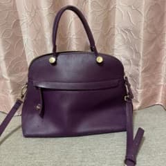 FURLA 2way ショルダーバッグ パープルのサムネイル