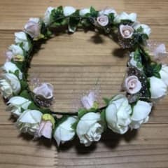 花冠 花かんむり ベビー　ドライフラワーのサムネイル