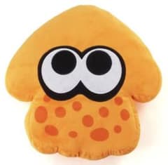 Splatoon 오징어 쿠션 오렌지
