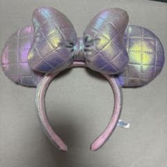 ディズニーカチューシャ キルティング メタリック パープルのサムネイル