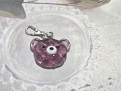 【ハンドメイド】くまのメロンパン風グミキーホルダーのサムネイル