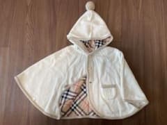 Burberry バーバリー チェック柄ポンチョ　ケープ　フリーサイズのサムネイル