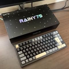 wobkey rainy75pro 日本語配列 テンキーレスのサムネイル