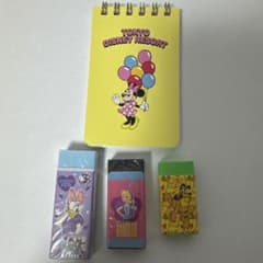 ディズニー　メモ帳 消しゴムセットのサムネイル