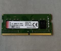 メーカ:Kingston ノートPC用メモリ DDR4（SO-DIMM） 8GBのサムネイル