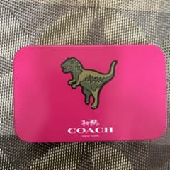 COACH 恐竜モチーフ メタルケース カードケースのサムネイル