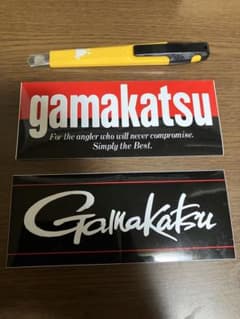 がまかつシール2枚のサムネイル