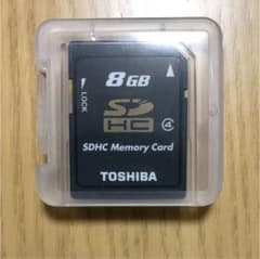 TOSHIBA SDカード8GBのサムネイル