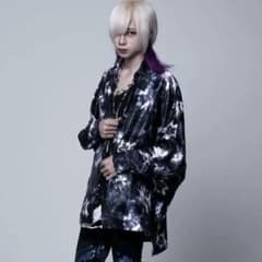 civarize V系 花柄シャツ6 フラワー ブル るy2k ドレープ ロック