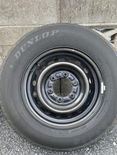 ハイエース純正　DUNLOP SP175N 15インチ タイヤホイールセットのサムネイル