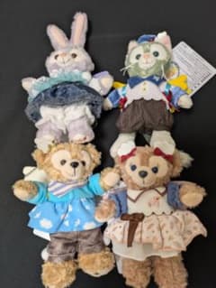ダッフィー ウィッシングウィングス ぬいぐるみバッジ 4点セット ぬい