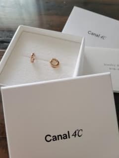 Canal 4℃ カナル ヨンドシー ピンクゴールドイヤリングコンバーター