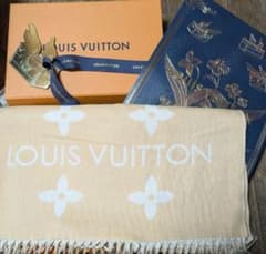 LOUIS VUITTON マフラー LV エセンシャル 2025限定ショッパー - メルカリ