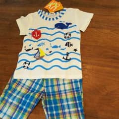 キムラタン 新品タグつき 男の子上下セットのサムネイル